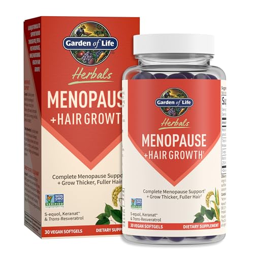 Garden of Life Herbals Menopause Supplement with S-equol & Trans-Resveratrol for Mult