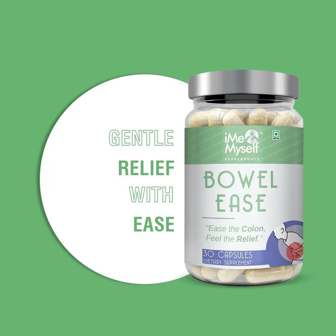 iMeMyself Bowel Ease – 30 Plant-Based Capsules | Gentle Bowel Support with Herbal Extracts & Vitamins iMeMyselfBuy Supplements Australia