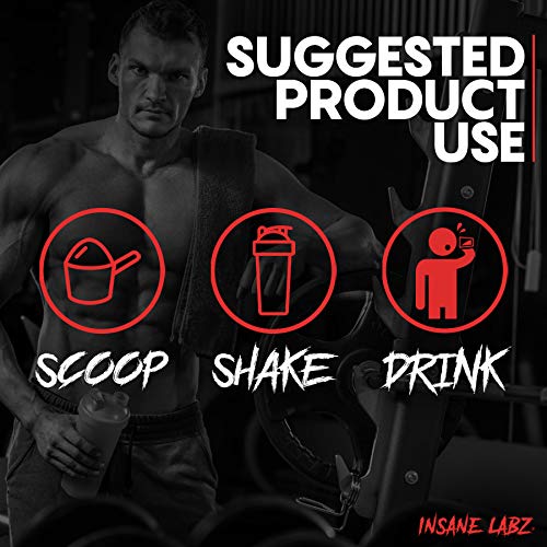 Insane Labz Redrum High Stim Pre Workout NO Booster Powder, Loaded with Beta Alanine Insane LabzBuy Supplements Australia