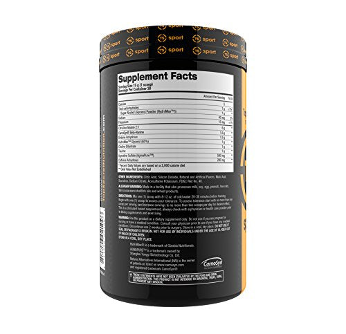 Top Secret Nutrition Pump Igniter Black, Fruit Punch, 30 Serving