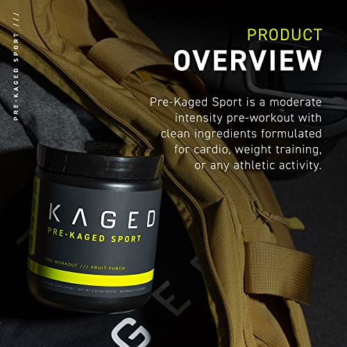 Kaged Pre Sport & Creatine Monohydrate Bundle | Glacier Grape Pre + Unflavored Creatine | Energy, Endurance, & Strength Gains | Hydration Support | Banned Substance-Free | Premium Stack