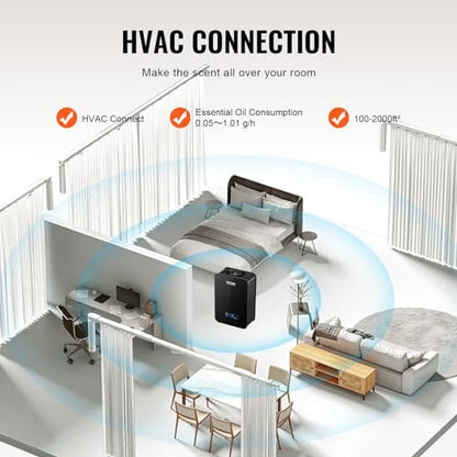 VEVOR Upgrade HVAC Scent Diffuser, Smart Scent Air Machine for Home, 180ML with Cold Air Technology VEVORBuy Supplements Australia