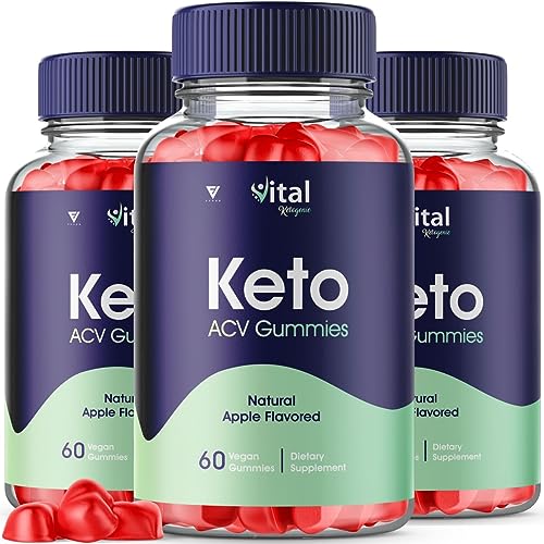 (3 Pack) Vital Ketogenic Keto ACV Gummies for Weight Loss, Vital Private Keto ACV Gummies