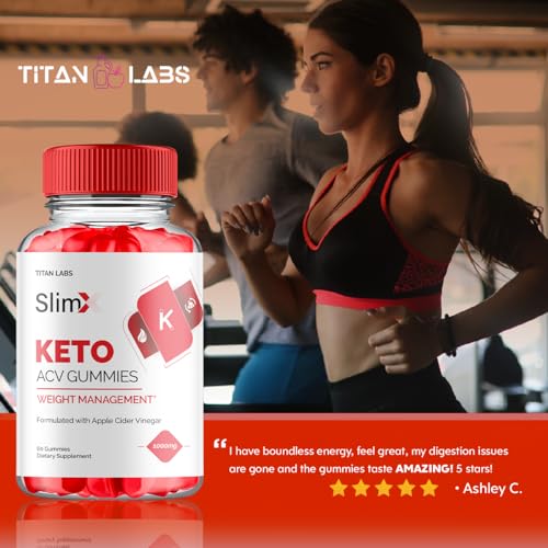 (2 Pack) SlimX Keto ACV Gummies, SlimX Keto ACV Advanced Weight Loss 1000MG Apple Titan LabsBuy Supplements Australia