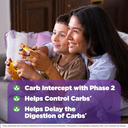 Natrol Carb Intercept with Phase 2 Starch Neutralizer, 60 Capsules NatrolBuy Supplements Australia