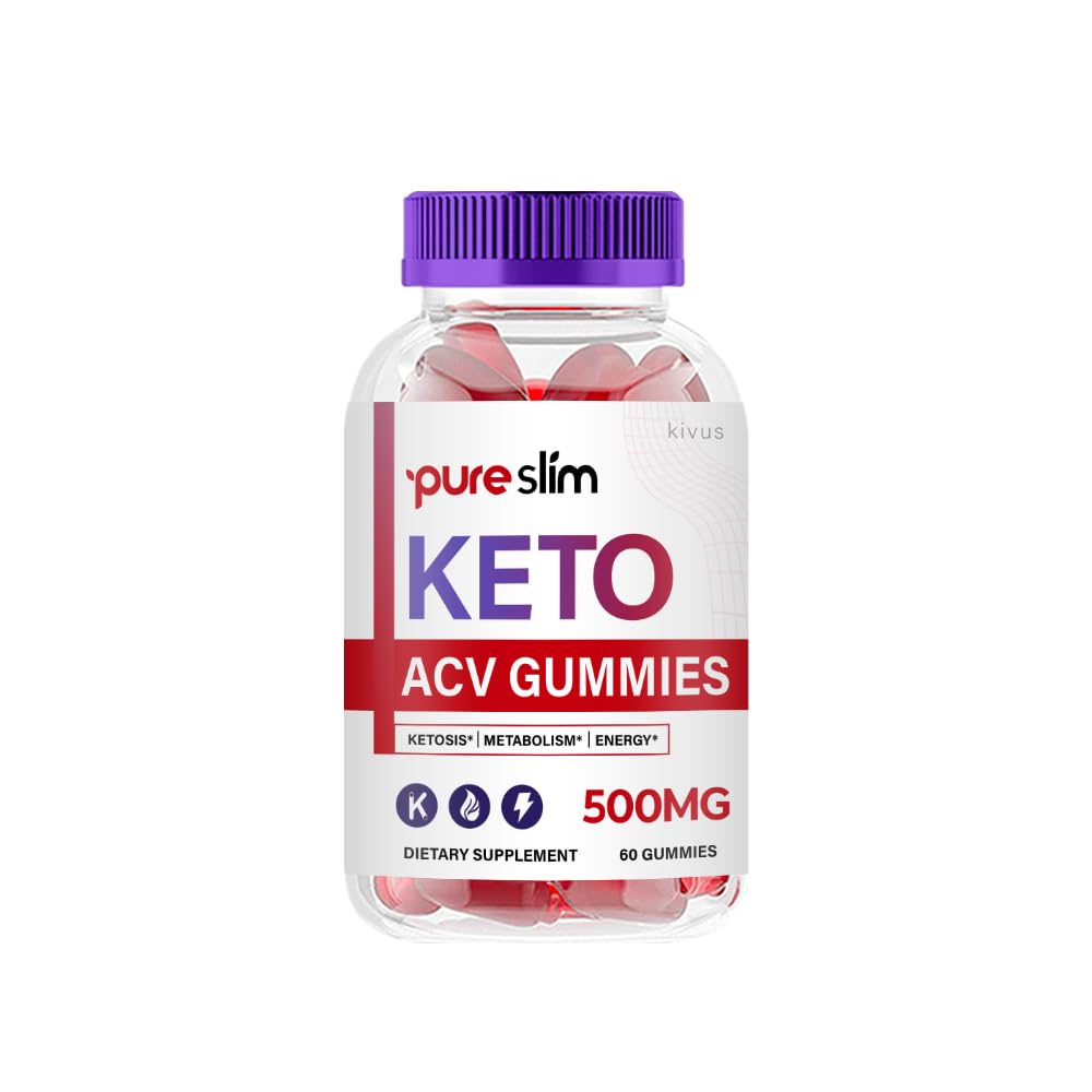 Pure Slim Gummies - Pure Slim Keto + ACV Gummies (Single, 60 Gummies)