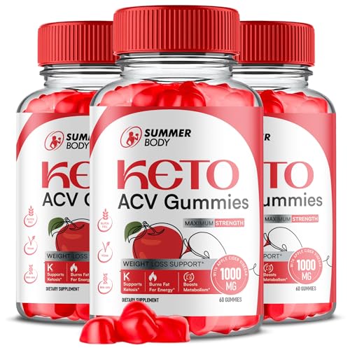 (3 Pack) Summer Body Keto, Summer Body Keto Gummies, Summer Body Keto ACV Gummies
