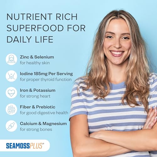 Power By Naturals Sea Moss Plus - USDA Certified Organic Wildcrafted Irish Seamoss Power By NaturalsBuy Supplements Australia