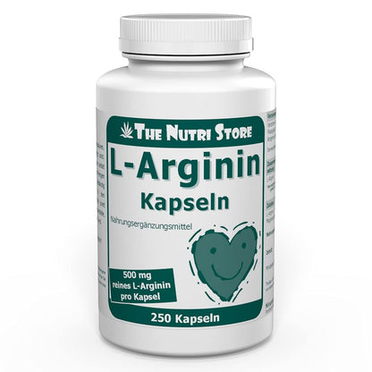 Buy ​L-Arginine 500 mg Capsules Pack of 250 - OmniHealthRx Usa supplements