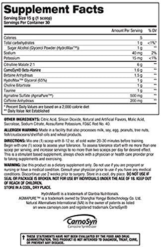 Top Secret Nutrition Pump Igniter Black, Fruit Punch, 30 Serving