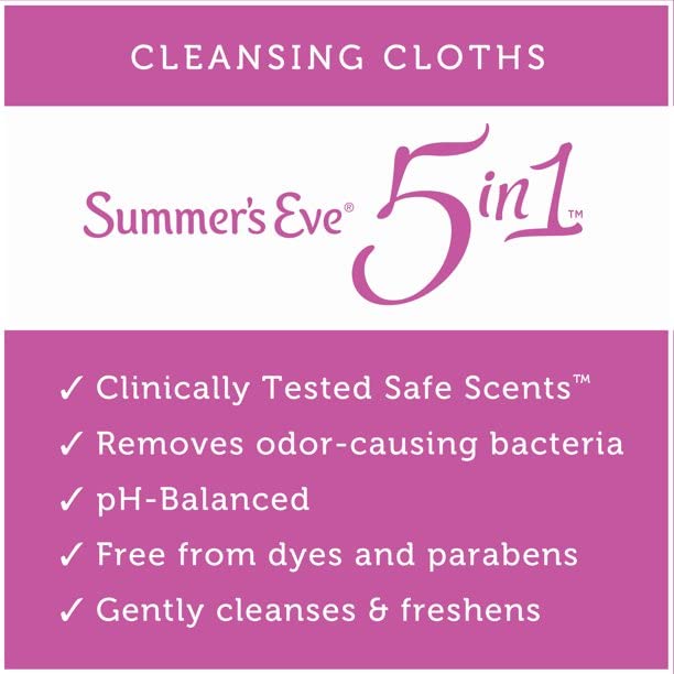 Summer's Eve Cleansing Cloth Simply Sensitive, 3 Count Summer's EveBuy Supplements Australia