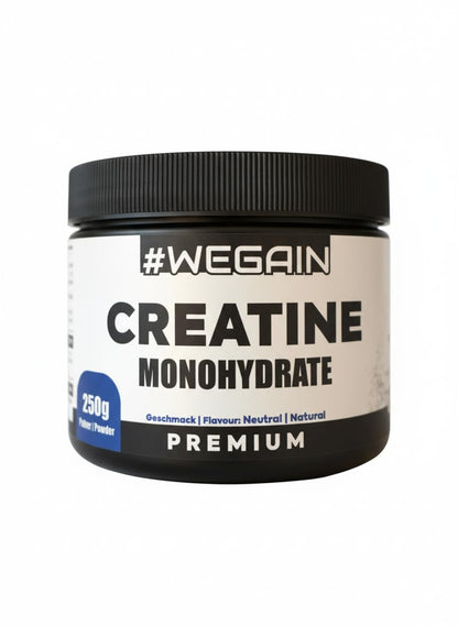 Creatine Monohydrate, Powder, 250 g, Tasteless, High-Quality 200 Mesh Grain, Optimal Solubility