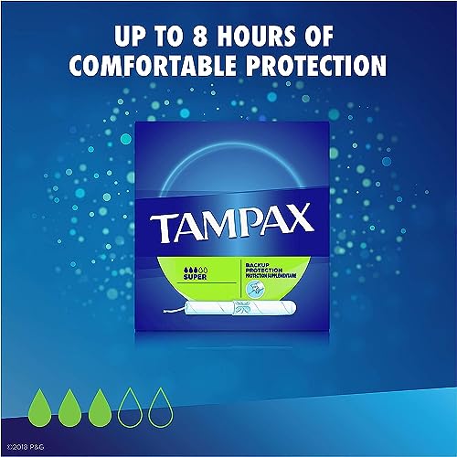 Tampax Tampons, Super Absorbency, Cardboard Applicator, Leakgaurd Skirt, Unscented, 20 Count TampaxBuy Supplements Australia
