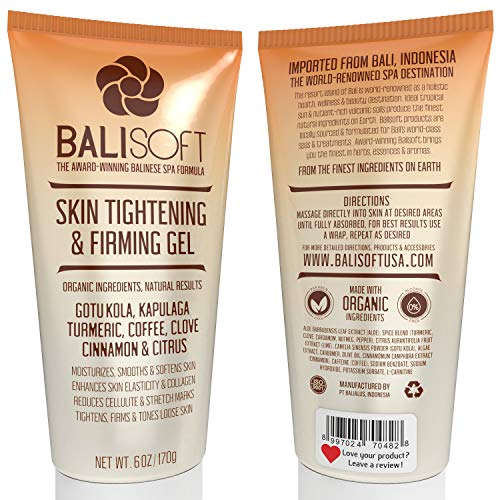 BALISOFT Organic Skin Tightening & Firming Gel. Full Body Slimming, Toning, Anti-Aging BALISOFTBuy Supplements Australia