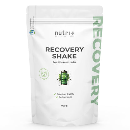 Nutri + Recovery Drink Post Workout Shake - V-Loader Supplement Vegan - 1 kg Grapefruit Powder - Maltodextrin - Protein Powder - Creatine - L-Glutamine