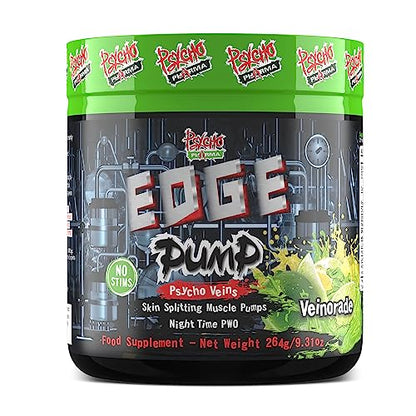 Psycho Pharma Pump it up. Pump it Way up Edge Pump Contains an All-Star Combination