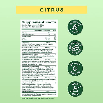 Bloom Nutrition Super Greens Powder Smoothie & Juice Mix - Probiotics Bloom NutritionBuy Supplements Australia