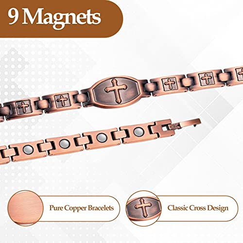 Jecanori Copper Bracelets for Women,Classic Magnetic Copper Bracelet,Valentine's Day JecanoriBuy Supplements Australia