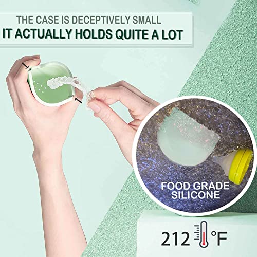 Silicone Retainer Case Soft Upgraded Cute Aligner Case Slim Partial Denture Case Container UZKEWBuy Supplements Australia