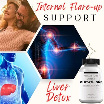 Research Labs Liposomal Glutathione Supplement w/Gluta-IV™, 100x Enhanced Absorption Research LabsBuy Supplements Australia