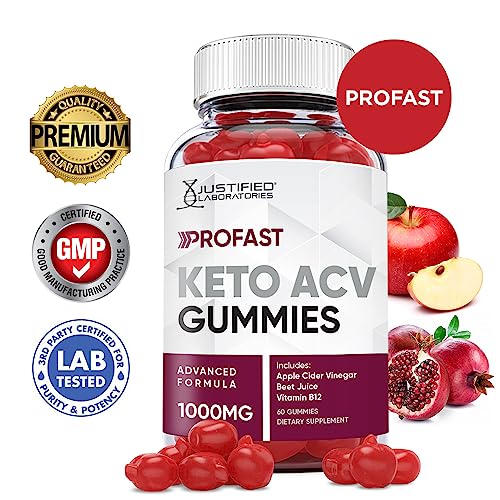 Justified Laboratories ProFast Keto ACV Gummies 1000MG Pro Fast Vegan Non GMO Justified LaboratoriesBuy Supplements Australia