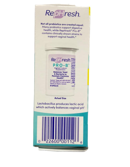 RepHresh Pro-B Probiotic Feminine Supplement FamilyValue 3Pack (30Count) My StoreBuy Supplements Australia