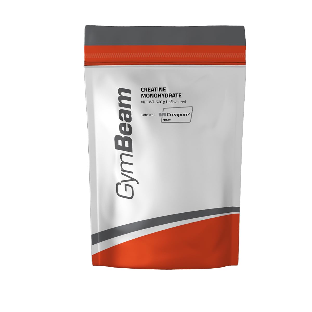 Creapure Creatine Monohydrate Powder - Micronised, Also with Flavour, High Dose, 100% Pure Creatine Powder, Vegan - for Training & Performance Enhancement - GymBeam (500 g, Taste-Neutral)