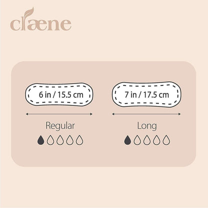 Claene Organic Cotton Panty Liners, Unscented, Thin, Cruelty-Free, Daily, Breathable Organic Panty CLAENEBuy Supplements Australia