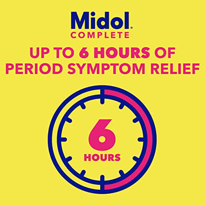 Midol Complete Gelcaps 24ct: Midol Complete Menstrual Pain Relief Gelcaps with Acetaminophen MidolBuy Supplements Australia