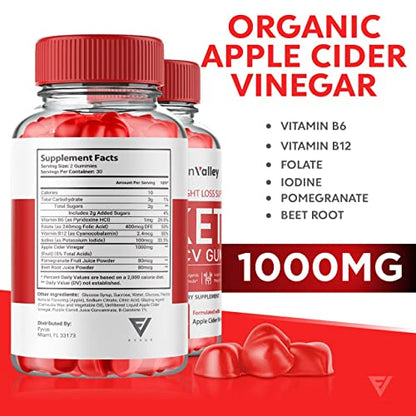 (2 Pack) Lean Valley Keto ACV Gummies Advanced Weight Loss Formula - Lean Valley FyvusBuy Supplements Australia