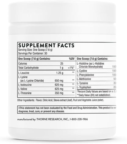 THORNE Performance Boost Bundle: Pre-Workout & Amino Complex - Energy, Muscle, NSF Certified - 24 to 30 Servings