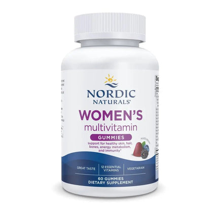 Nordic Naturals Women's Multivitamin Gummies, Mixed Berry - 60 Gummies - Support for Healthy Skin, Hair Nordic NaturalsBuy Supplements Australia