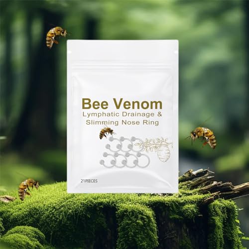Tarcegta Bee Venom Lymphatic Drainage and Slimming Nose Ring, Bee Venom Lymphatic Drainage