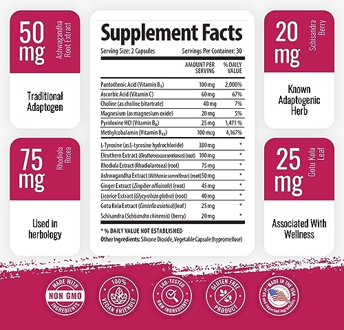 1 Body Adaptogen Complex Supplement with Ashwagandha