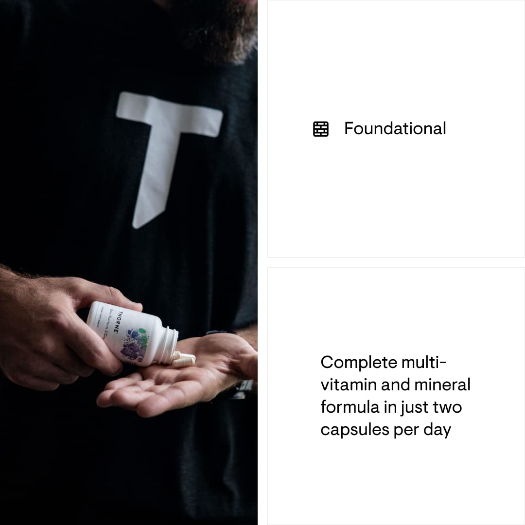 THORNE Basic Nutrients 2/Day - Comprehensive Daily Multivitamin with Optimal Bioavailab THORNEBuy Supplements Australia