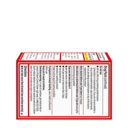 Tylenol Extra Strength Acetaminophen Rapid Release Gels for Pain & Fever, 50 Count TylenolBuy Supplements Australia
