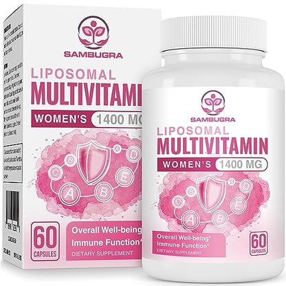 Liposomal Multivitamin for Women 1400MG - Womens Daily Multi Vitamins Supplements 