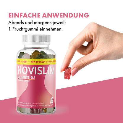 Novislim Gummies | Your Enjoyable Support | in Large Maxi Tin | Contents 60 Gummies
