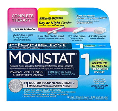 Monistat Combination Pack with 1-Ovule Insert with Applicator and External Cream