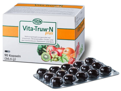 N Plus Multivitamin & Vital Substance Combination, 90 Capsules | Dietary supplements for vitality & well-being