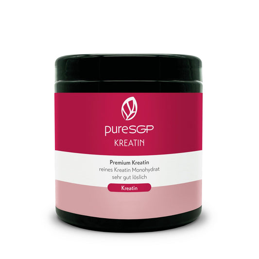 pureSGP® Creatine Monohydrate Powder [240g] - Premium Creatine in Pharmacy Quality from Germany for Performance & Everyday Use - Tasteless, High Bioavailability