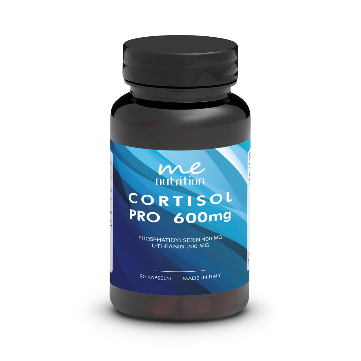 Cortisol Support 600 mg - Phosphatidylserine 400 mg + L-Theanine 200 mg - High Dose - Supports Cortisol Levels and Normal Metabolism - 90 Capsules Made in Italy - Me Myeasy