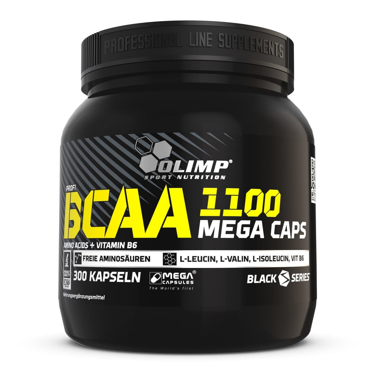 Buy ​Olimp BCAA MegaCaps 1100, 300 capsules, 1-pack (1 x 384 g) - OmniHealthRx Usa supplements
