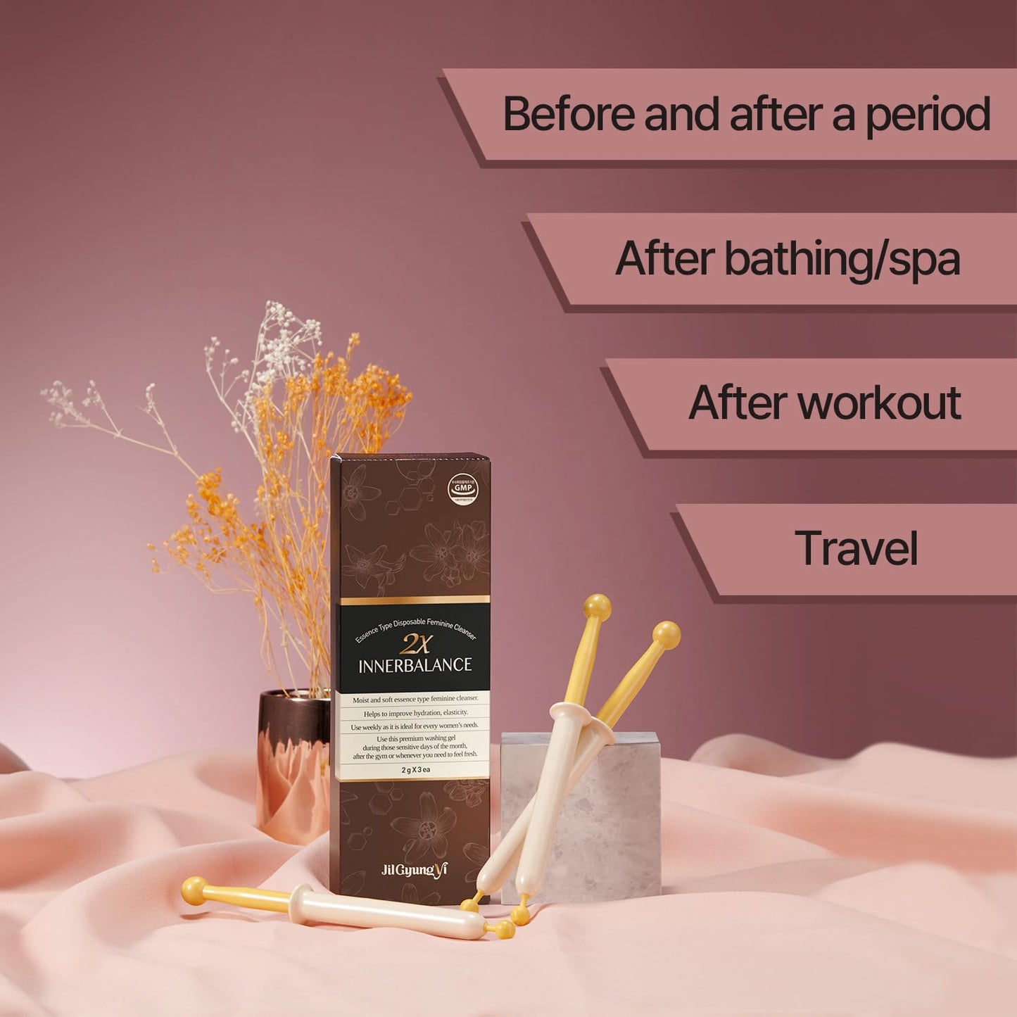 JilGyungYi 2X Inner Balance Intimate Feminine Cleansing Wash PH Balanced Odor Relief JilGyungYiBuy Supplements Australia