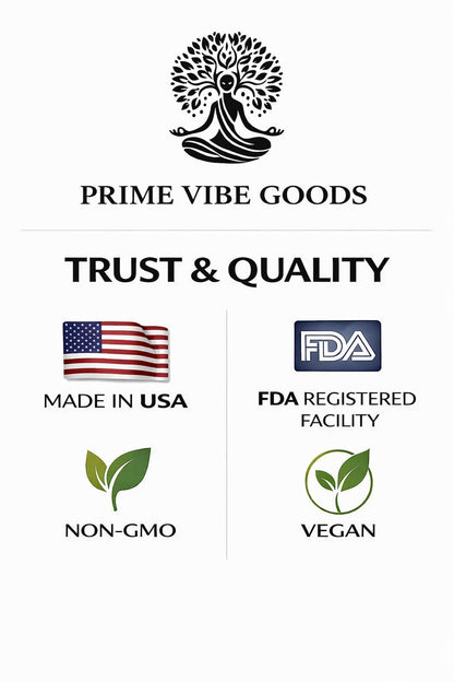 Prime Vibe Goods Lift & Drift – Energy & Stress Support Supplement – Adaptogens for Focus, Relaxation & Sleep – Ashwagandha, Magnesium, Rhodiola, GABA, Maca – Vegan (2-Pack, 120 Capsules) Prime Vibe GoodsBuy Supplements Australia