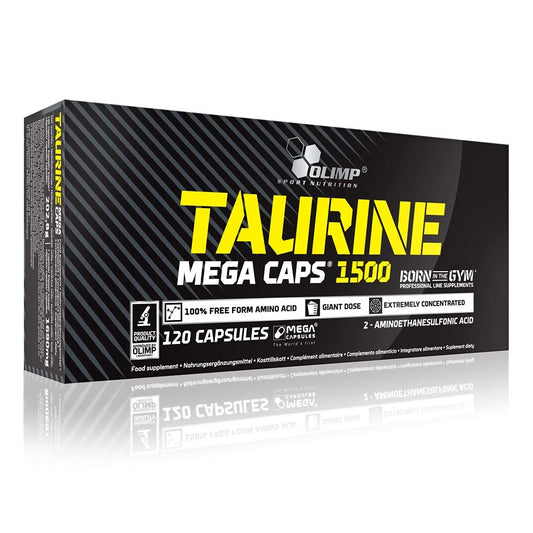2 x Olimp Taurine 1500, 120 Mega Caps (Pack of 2)