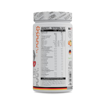 MST Nutrition Flex Pro Powder - Collagen, MSM, Glucosamine, Chondroitin & Hyaluronic Acid - High Quality Formula - Made in Germany (600 g, Orange)
