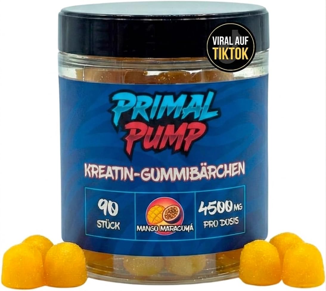 Monohydrated Creatine Gummies 4.5g - Creatine for Performance and Power - Sugar Free, Vegan and Gluten Free Mango Passion Fruit