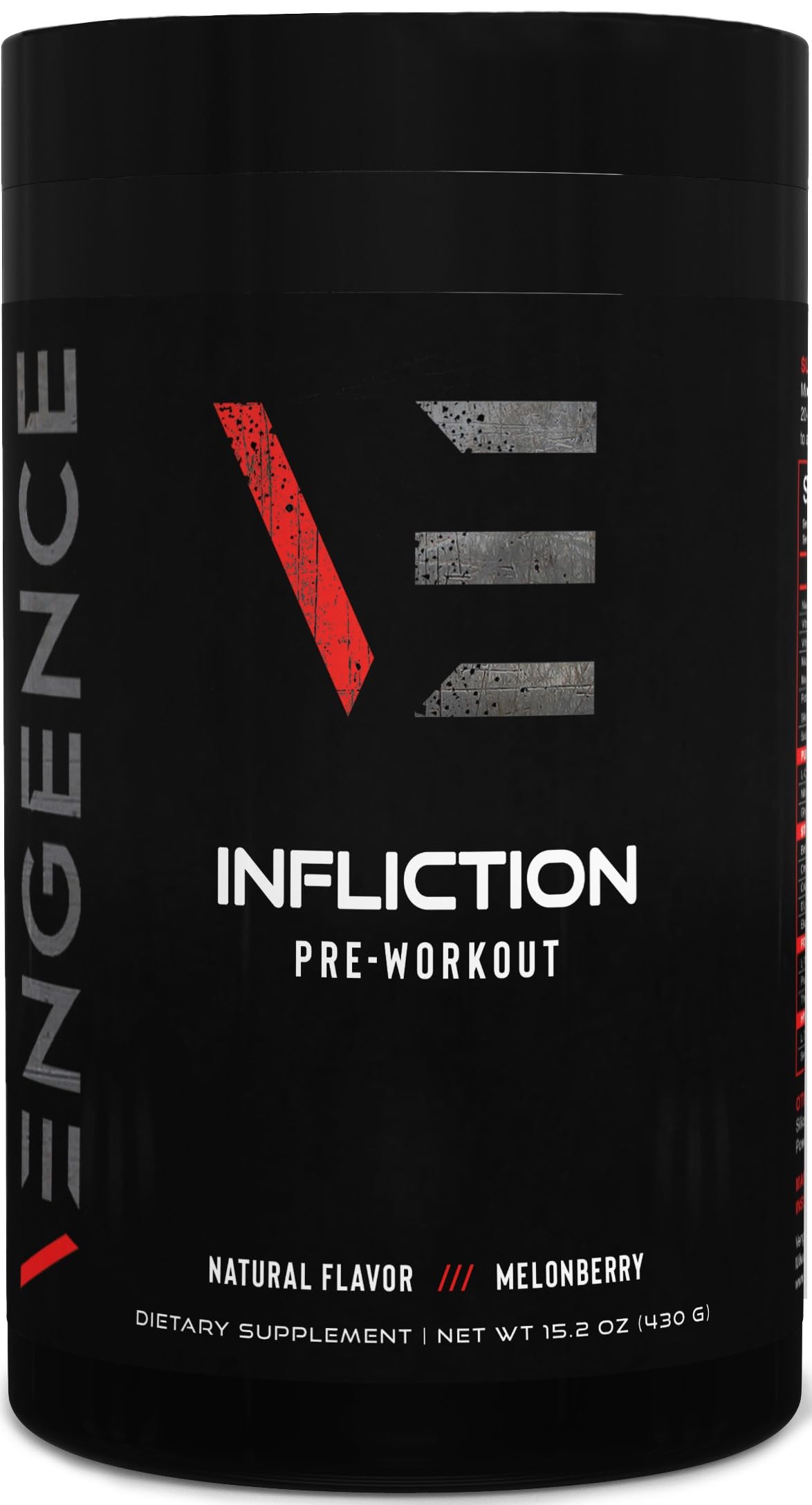Vengence Infliction Pre-Workout Powder for Men & Women - Energy, Focus & Massive